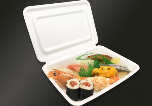お持ち帰りでおなじみ折蓋の発砲ポリのフードパック・プラのバラン